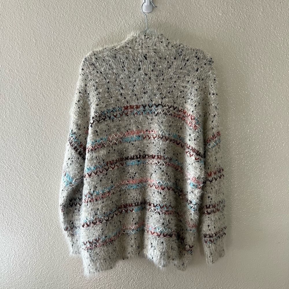 Fuzzy Multi-Colored Sweater - Picture 3 of 5